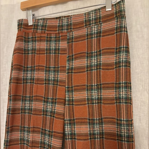 Free People Plaid Float On Pant - Picture 3 of 5